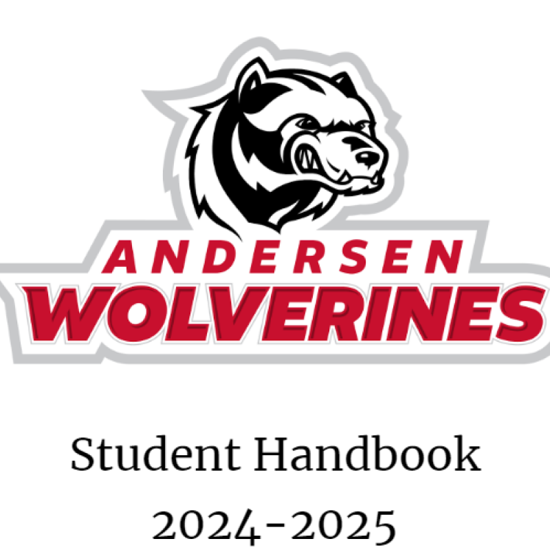 Andersen Wolverines Student Handbook 2024 - 2025