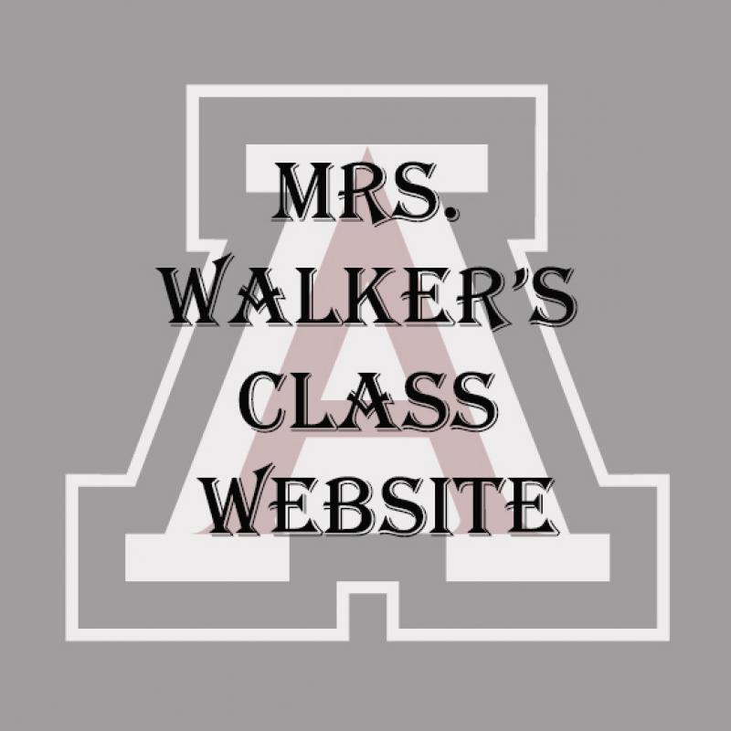 Mrs. Walker's class website